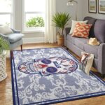 Buffalo Bills Nfl Area Rugs Skull Flower Style Living Room Carpet Sports Rug Regtangle Carpet Floor Decor Home Decor 0