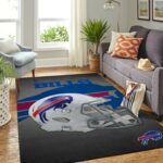 Buffalo Bills Nfl Area Rugs Team Logo Helmet Living Room Carpet Sports Rug Regtangle Carpet Floor Decor Home Decor 0