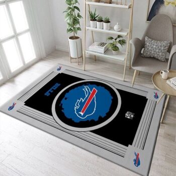 Buffalo Bills Nfl Logo Style Rug Room Carpet Custom Area Floor Home De 0