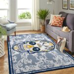Buffalo Sabres Nhl Area Rugs Skull Flower Style Living Room Carpet Sports Rug Regtangle Carpet Floor Decor Home Decor 0