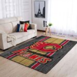 Calgary Flames Nhl 7 Area Rug Living Room And Bed Room Rug Rug Regtangle Carpet Floor Decor Home Decor 0