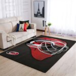 Carolina Hurricanes Nhl Team Logo Mask Style Nice Gift Home Decor Rectangle Area Rug Rug Regtangle Carpet Floor Decor Home Decor 0