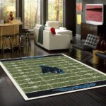 Carolina Panthers Area Rug Home Field Football Team Logo Carpet Living Room Rugs Rug Regtangle Carpet Floor Decor Home Decor 0