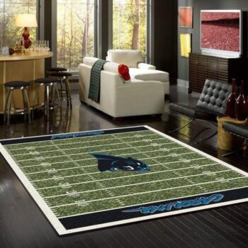 Carolina Panthers Area Rug Home Field Football Team Logo Carpet Living Room Rugs Rug Regtangle Carpet Floor Decor Home Decor 0