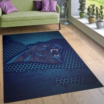 Carolina Panthers Logo Nfl Nfl Area Rug For Gift Living Room Rug Home 0