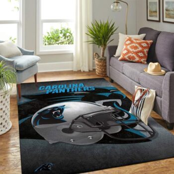 Carolina Panthers Nfl Area Rugs Team Helmet Living Room Carpet Sports Rug Regtangle Carpet Floor Decor Home Decor 0