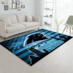Carolina Panthers Nfl Football 40 Area Rug Living Room And Bed Room Rug Rug Regtangle Carpet Floor Decor Home Decor 0