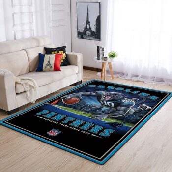 Carolina Panthers Nfl Team Pride Rectangle Area Rug Area Rug Living Room Carpet Rug Regtangle Carpet Floor Decor Home Decor 0