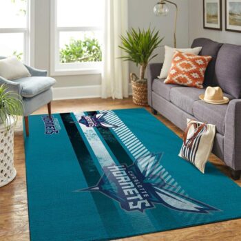 Charlotte Hornets Nba Area Rugs Living Room Carpet Team Logo Sports Rug Regtangle Carpet Floor Decor Home Decor 0