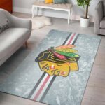 Chicago Blackhawks Area Rugs Nhl Hockey Living Room Carpet Team Logo Floor Home Decor 2002207 Rug Regtangle Carpet Floor Decor Home Decor 0