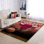 Chicago Bulls Area Rug Nba Basketball Team Logo Carpet Living Room Rugs Rug Regtangle Carpet Floor Decor Home Decor V4635 0