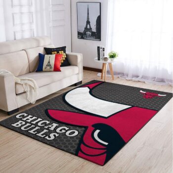Chicago Bulls Nba Area Rugs Team Logo Living Room Carpet Sports Rug Regtangle Carpet Floor Decor Home Decor 0