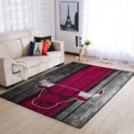 Chicago Bulls Nba Team Logo Area Rugs Wooden Style Living Room Carpet Sports Rug Regtangle Carpet Floor Decor Home Decor 0