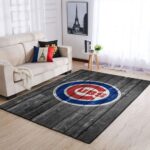 Chicago Cubs Mlb Area Rugs Baseball Living Room Carpet Team Logo Wooden Home Rug Regtangle Carpet Floor Decor Home Decor 0