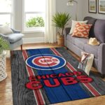 Chicago Cubs Mlb Area Rugs Baseball Living Room Carpet Team Logo Wooden Style Home Rug Regtangle Carpet Floor Decor Home Decor 0