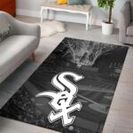 Chicago White Sox Area Rug Mlb Baseball Team Logo Carpet Living Room Rugs Rug Regtangle Carpet Floor Decor Home Decor V600 0