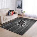 Chicago White Sox Mlb Area Rugs Baseball Living Room Carpet Team Logo Wooden Home Rug Regtangle Carpet Floor Decor Home Decor 0
