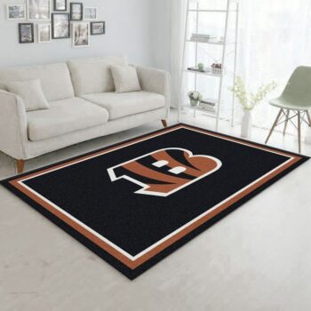 Cincinnati Bengals Banner Nfl 5 Area Rug Living Room And Bed Room Rug Rug Regtangle Carpet Floor Decor Home Decor 0