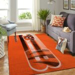 Cincinnati Bengals Nfl Area Rugs Living Room Carpet Team Logo Sports Rug Regtangle Carpet Floor Decor Home Decor 0