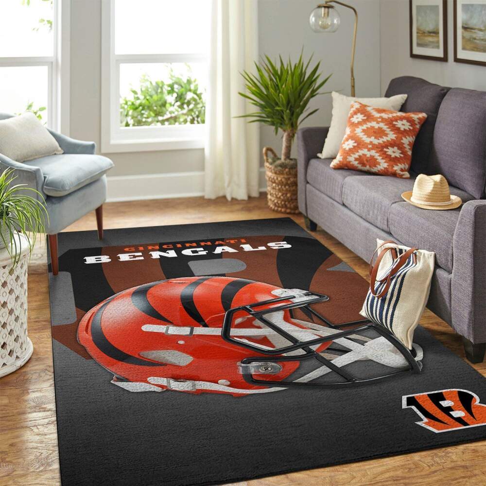 Cincinnati Bengals Nfl Area Rugs Team Logo Helmet Living Room Carpet Sports Rug Regtangle Carpet Floor Decor Home Decor 0 Cincinnati Bengals Nfl Area Rugs Team Logo Helmet Living Room Carpet Sports Rug Regtangle Carpet Floor Decor Home Decor 0