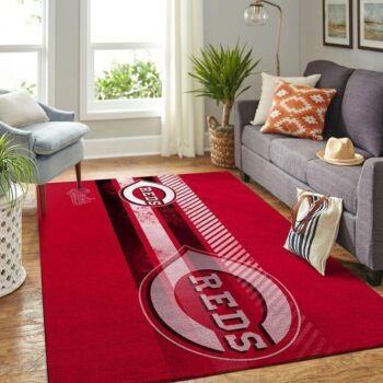 Cincinnati Reds Area Rug Mlb Baseball Team Logo Carpet Living Room Rugs Rug Regtangle Carpet Floor Decor Home Decor V6645 0
