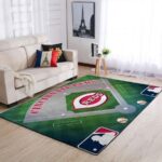 Cincinnati Reds Area Rug Mlb Baseball Team Logo Carpet Living Room Rugs Rug Regtangle Carpet Floor Decor Home Decor V6650 0