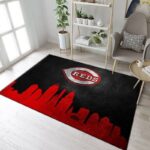 Cincinnati Reds Mlb 9 Area Rug Living Room And Bed Room Rug Rug Regtangle Carpet Floor Decor Home Decor 0