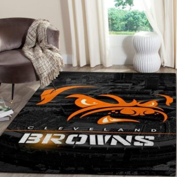 Cleveland Browns Area Rug Nfl Football Team Logo Carpet Living Room Rugs Rug Regtangle Carpet Floor Decor Home Decor V1762 0