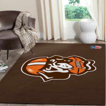 Cleveland Browns Area Rug Nfl Football Team Logo Carpet Living Room Rugs Rug Regtangle Carpet Floor Decor Home Decor V1767 0