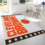 Cleveland Browns Nfl 1 Area Rug Living Room And Bed Room Rug Rug Regtangle Carpet Floor Decor Home Decor 0