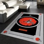 Cleveland Browns Nfl 15 Area Rug Living Room And Bed Room Rug Rug Regtangle Carpet Floor Decor Home Decor 0