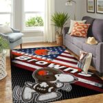 Cleveland Browns Nfl Area Rugs American Flag Snoopy Living Room Carpet Team Logo Sports Rug Regtangle Carpet Floor Decor Home Decor 0