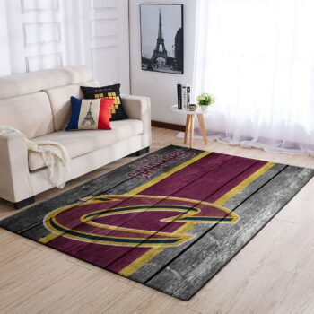 Cleveland Cavaliers Nba Team Logo Area Rugs Wooden Style Living Room Carpet Sports Rug Regtangle Carpet Floor Decor Home Decor 0