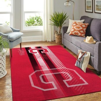 Cleveland Indians Area Rug Mlb Baseball Team Logo Carpet Living Room Rugs Rug Regtangle Carpet Floor Decor Home Decor V5567 0