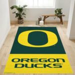 Collegiate University Of Oregon Ducks Logo Rug Bedroom Rug Us Gift Dec 0