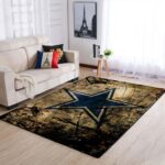 Dallas Cowboys Area Rug Living Room Rug Home Decor Nfl Football Floor Decor 191007 0