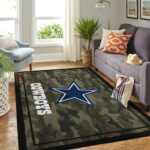 Dallas Cowboys Nfl Area Rugs Camo Style Living Room Carpet Team Logo Home Rug Regtangle Carpet Floor Decor Home Decor 0