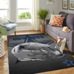 Dallas Cowboys Nfl Area Rugs Team Logo Helmet Living Room Carpet Sports Rug Regtangle Carpet Floor Decor Home Decor 0
