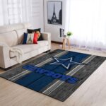 Dallas Cowboys Nfl Team Logo Area Rugs Wooden Style Living Room Carpet Sports Rug Regtangle Carpet Floor Decor Home Decor 0