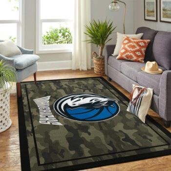 Dallas Mavericks Nba Area Rugs Camo Style Living Room Carpet Team Logo Home Rug Regtangle Carpet Floor Decor Home Decor 0