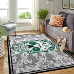 Dallas Stars Nhl Area Rugs Skull Flower Style Living Room Carpet Sports Rug Regtangle Carpet Floor Decor Home Decor 0