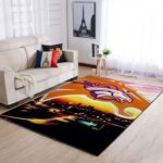 Denver Broncos Area Rug Living Room Rug Home Decor Nfl Football Floor Decor 1190910 0