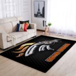Denver Broncos Area Rugs Nfl Football Team Floor Home Decor 1910071 Rug Regtangle Carpet Floor Decor Home Decor 0