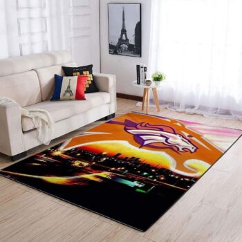 Denver Broncos Logo Area Rug Football Living Room Carpet Home Rug Regtangle Carpet Floor Decor Home Decor 0