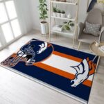 Denver Broncos Nfl 1 Area Rug Living Room And Bed Room Rug Rug Regtangle Carpet Floor Decor Home Decor 0