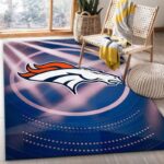Denver Broncos Nfl 10 Area Rug Living Room And Bed Room Rug Rug Regtangle Carpet Floor Decor Home Decor 0