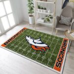 Denver Broncos Nfl 11 Area Rug Living Room And Bed Room Rug Rug Regtangle Carpet Floor Decor Home Decor 0