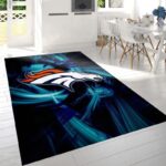 Denver Broncos Nfl 14 Area Rug Living Room And Bed Room Rug Rug Regtangle Carpet Floor Decor Home Decor 0