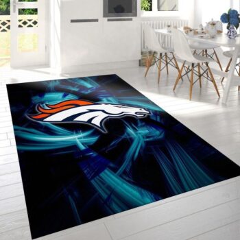 Denver Broncos Nfl 14 Area Rug Living Room And Bed Room Rug Rug Regtangle Carpet Floor Decor Home Decor 0