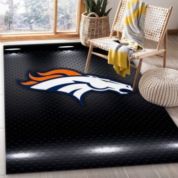 Denver Broncos Nfl 17 Area Rug Living Room And Bed Room Rug Rug Regtangle Carpet Floor Decor Home Decor 0